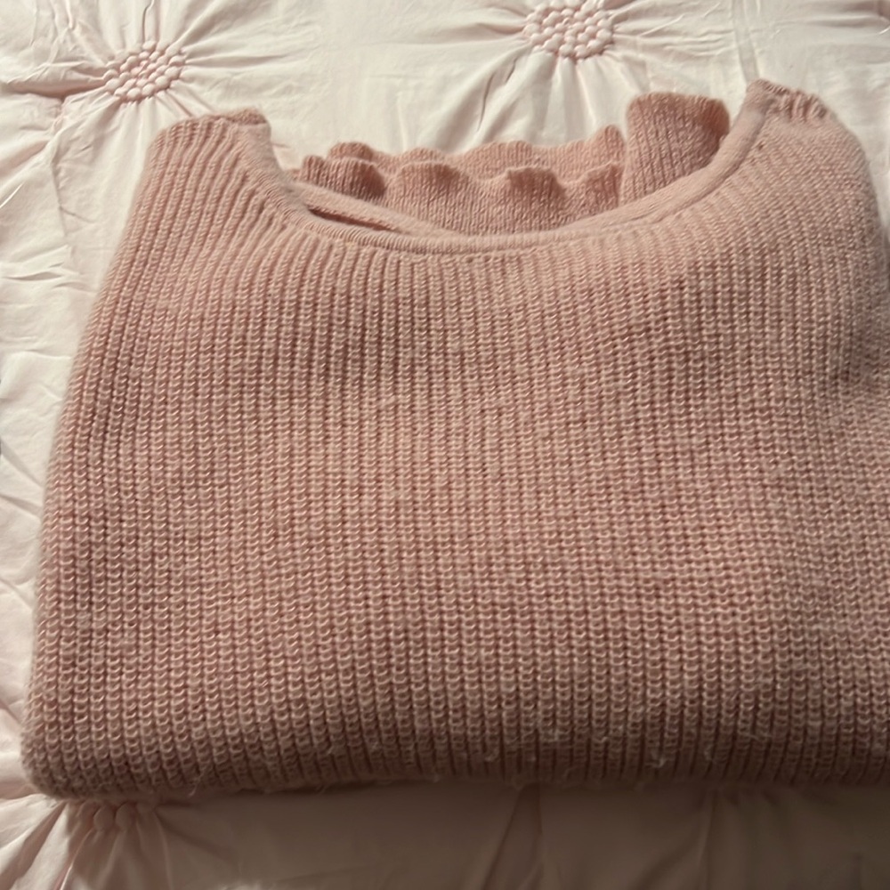 Pink oversized sweater